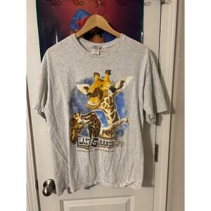 Lazy 5 Ranch Giraffe T Shirt Mooresville North Carolina Souvenir Tee Men's
